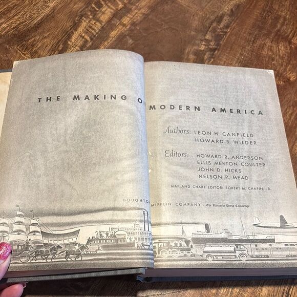 The making of modern America; (Riverside social studies series) hardback 1950 - Picture 1 of 6